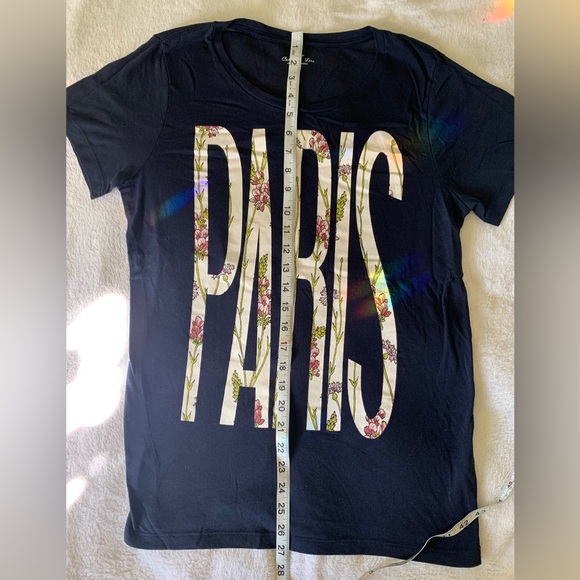 J. Crew Floral 'PARIS' Graphic Print Tshirt - Picture 7 of 7
